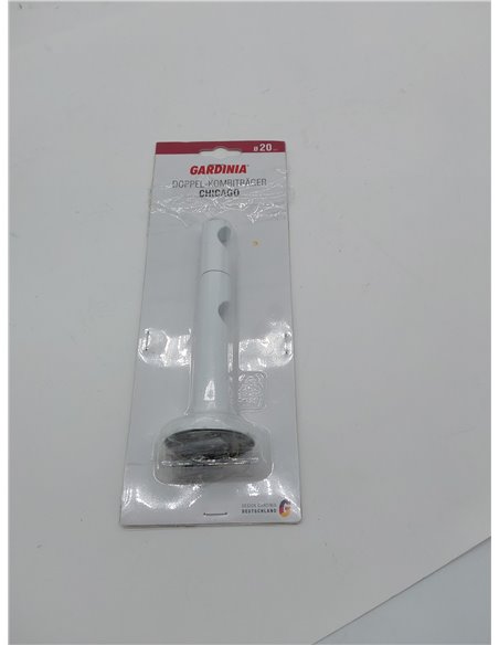 GARDINIA Soporte de doble combinación con placa de montaje de metal para barras de cortina, 2 pistas, Abierto, Todas las piezas 