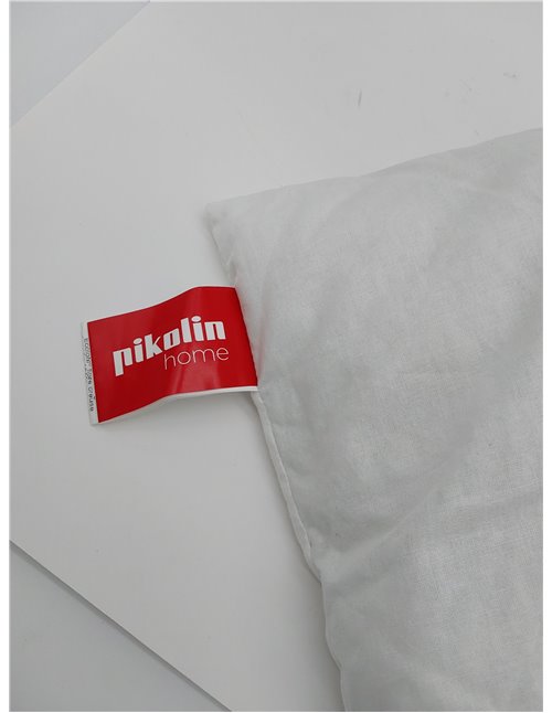 Pikolin Home - Almohada de Bebé para Cuna - Almohada de Fibra Antiácaros - Funda 100% Algodón, Hipoalergénica, Transpirable 