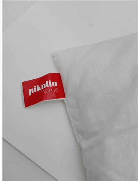 Pikolin Home - Almohada de Bebé para Cuna - Almohada de Fibra Antiácaros - Funda 100% Algodón, Hipoalergénica, Transpirable 