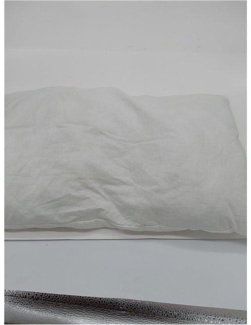 Pikolin Home - Almohada de Bebé para Cuna - Almohada de Fibra Antiácaros - Funda 100% Algodón, Hipoalergénica, Transpirable 