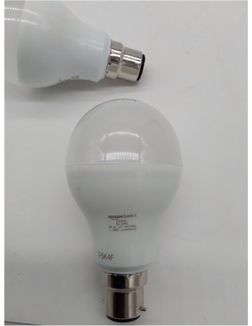Amazon Basics Bombilla LED B22, 14W (equivalente a 100W), Blanco Cálido, Regulable- 2 unidades, CRI80