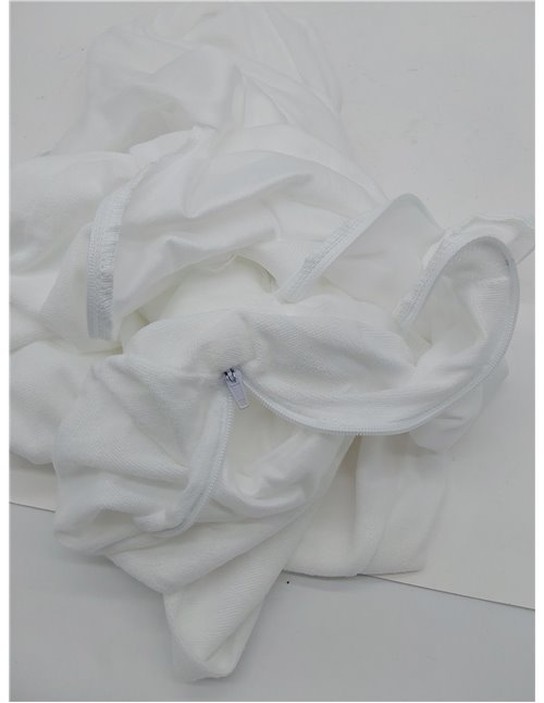Savel - Funda colchón Rizo Microfibra, elástica y Ajustable, 60x120 (para Camas de 120). Protección por Todos Sus Lados. para Al