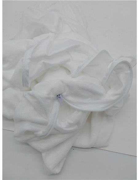 Savel - Funda colchón Rizo Microfibra, elástica y Ajustable, 60x120 (para Camas de 120). Protección por Todos Sus Lados. para Al