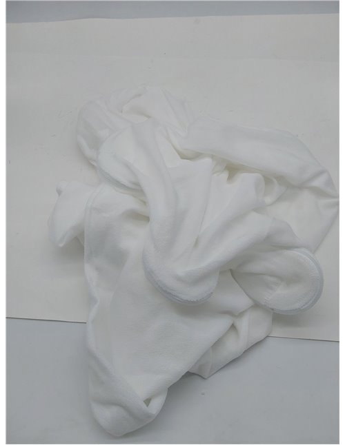 Savel - Funda colchón Rizo Microfibra, elástica y Ajustable, 60x120 (para Camas de 120). Protección por Todos Sus Lados. para Al