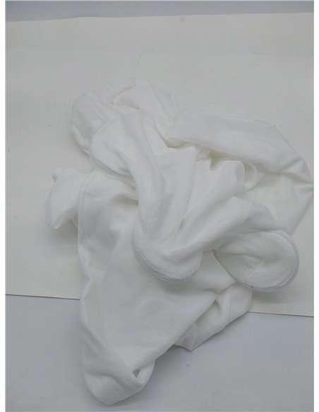 Savel - Funda colchón Rizo Microfibra, elástica y Ajustable, 60x120 (para Camas de 120). Protección por Todos Sus Lados. para Al