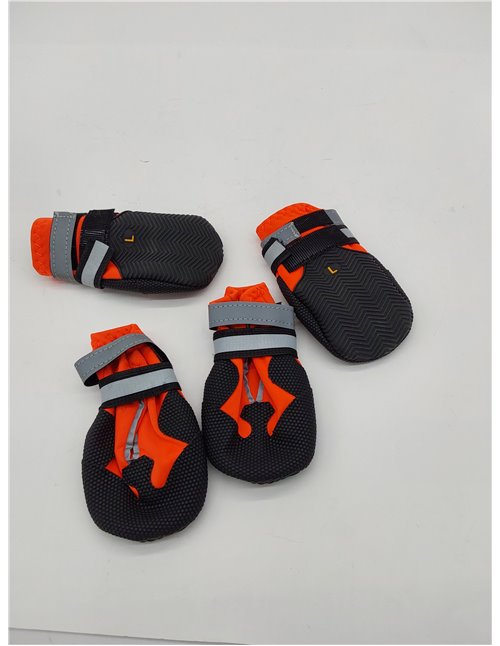 4 Piezas Protector de la Pata de Las Botas del Perro,Botas para Perros,Zapatos Impermeables para Perros con Correas Reflectantes