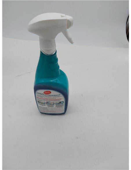 Simple Solution Removedor de Manchas y Olores de Mascotas, Limpiador Enzimático con Poder Limpiador Pro-Bacterias, Rainforest Fr
