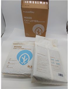 FUKUMARU Arena de Tofu para Gatos 5.4kg - Arena aglomerante para Gatos 2