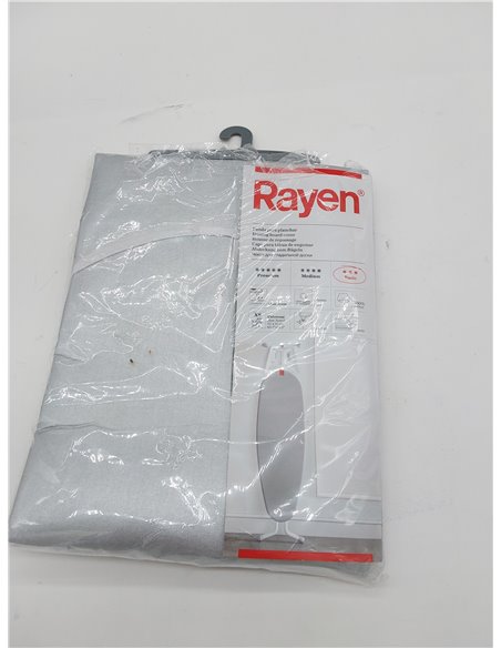 Rayen | Funda universal para tabla de planchar Fácil ajuste con clip| 2 capas: espuma y tejido 100% algodón | Calidad aluminio |