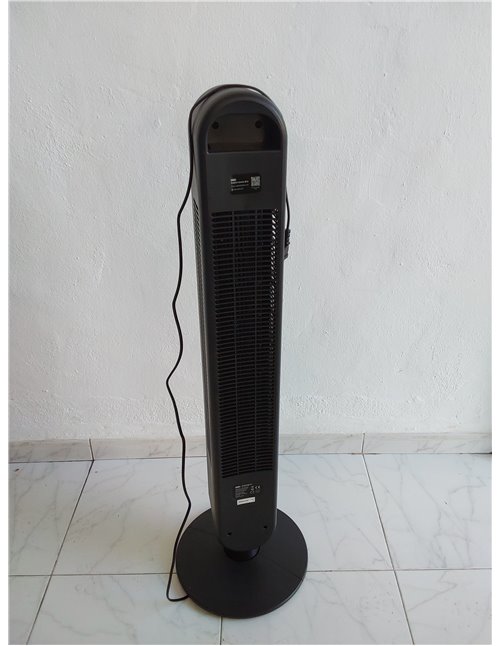 Dreo Ventilador Torre Alexa, ventiladores Silencioso de Pie Para Dormir con Mando a Distancia, 7,92 m/s de Velocidad, Oscilante 