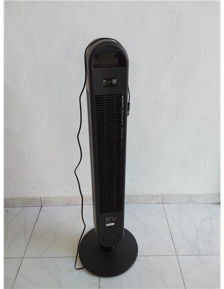 Dreo Ventilador Torre Alexa, ventiladores Silencioso de Pie Para Dormir con Mando a Distancia, 7,92 m/s de Velocidad, Oscilante 