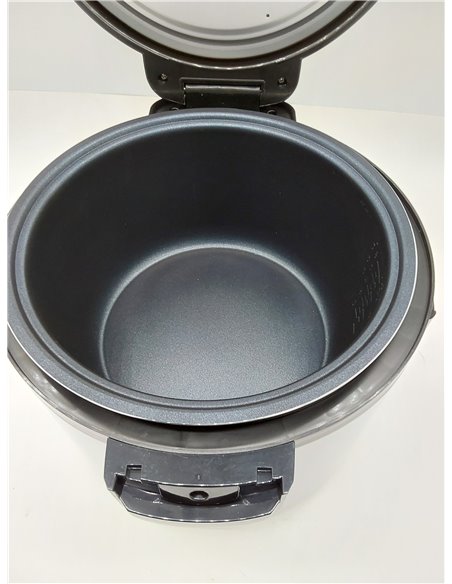 VEVOR Olla Arrocera Comercial de 45 Tazas, 9 Litros y Calentador con Olla Interior Antiadherente, Cocción Rápida y Mantenimiento