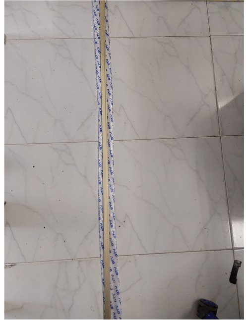 GTV long PILLAR- Tirador de muebles de aluminio cepillado dorado claro delgado y elegante para muebles altos, versátil, 1200 x 1
