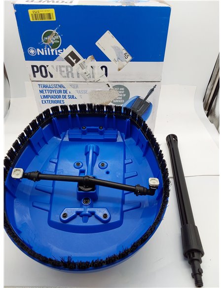 Nilfisk Limpiador de Terrazas Grande con Contro de Potencia - Accessorio Hidrolimpiadora para Limpieza de Suelos y Paredes Exter