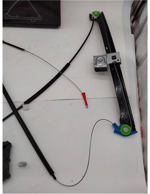 Frankberg Elevalunas 2/3 puertas delantera derecha compatible con Cordoba Ibiza II 6K1 6K2 Hatchback 1993-2002 6K3837402B