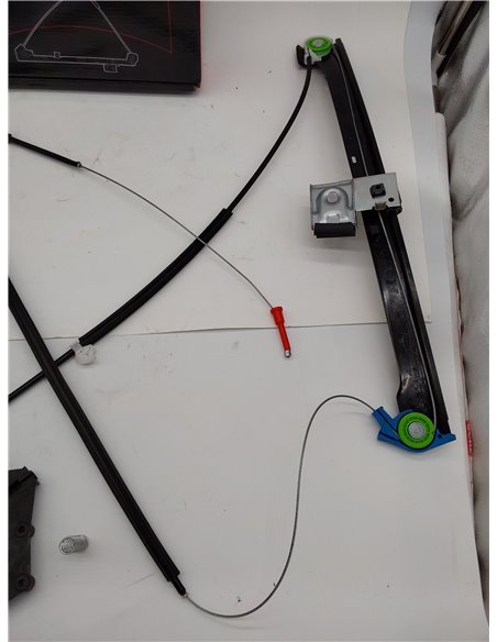 Frankberg Elevalunas 2/3 puertas delantera derecha compatible con Cordoba Ibiza II 6K1 6K2 Hatchback 1993-2002 6K3837402B