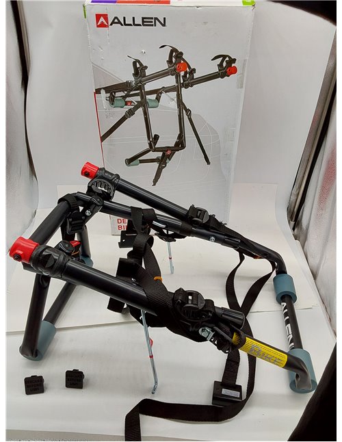 Allen Portabicicletas Sports Luxe para 2 bicicletas para montar en el maletero, modelo 102DN-R