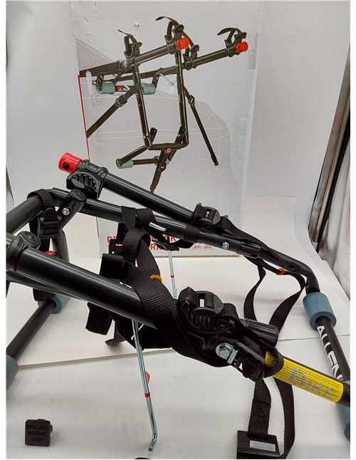 Allen Portabicicletas Sports Luxe para 2 bicicletas para montar en el maletero, modelo 102DN-R