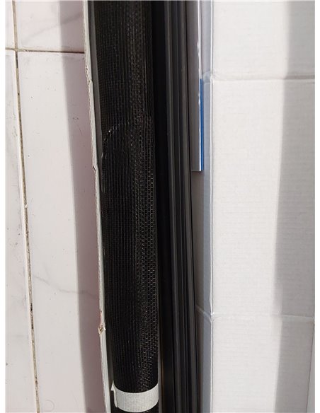 tesa Insect Stop Clip On - Mosquitera de Ventana con Marco Desmontable - Recortable a Medida - Malla Resistente de Fibra de Vidr