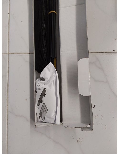 tesa Insect Stop Clip On - Mosquitera de Ventana con Marco Desmontable - Recortable a Medida - Malla Resistente de Fibra de Vidr