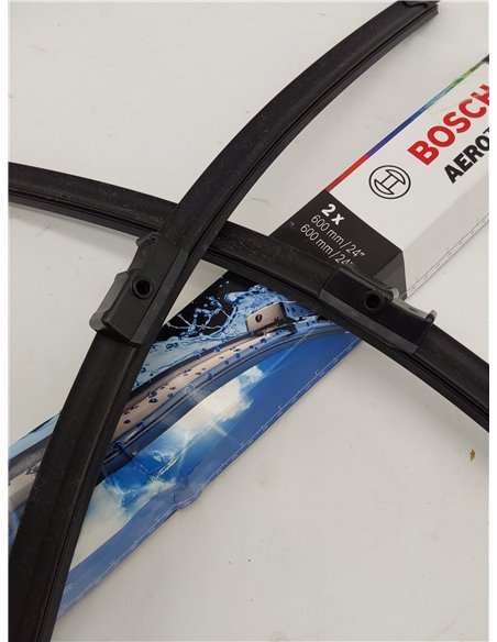 Escobilla limpiaparabrisas Bosch Aerotwin A938S, Longitud: 600mm/600mm – 1 juego para el parabrisas (frontal)
