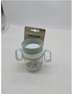 Mepal - Vaso entrenador 360° Mio Little Dutch - A prueba de fugas - Borde de 360° para beber por ambos lados - Asas fáciles - Ci 2