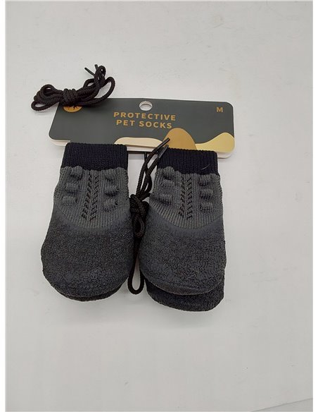 Brateuanoii 4 Piezas Zapatos para Perros, Calcetines Antideslizantes para Perros, Protector De Pata De Botas para Perros, Zapato