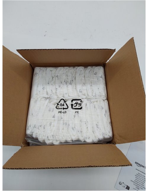Amazon Basics Pañales desechables para perros macho, XS, paquete de 30, color blanco 