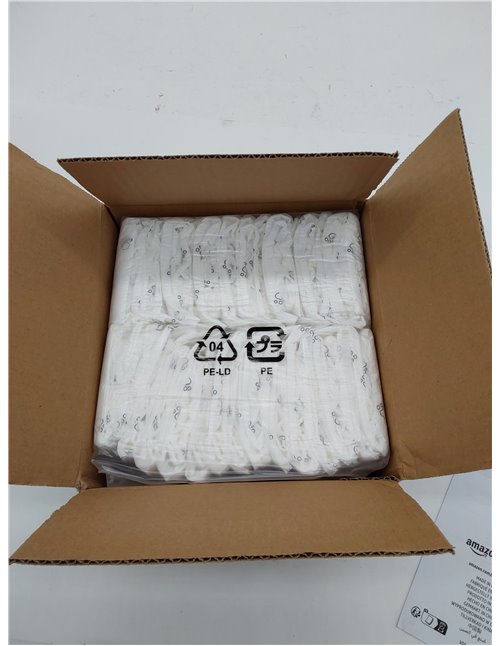 Amazon Basics Pañales desechables para perros macho, XS, paquete de 30, color blanco 