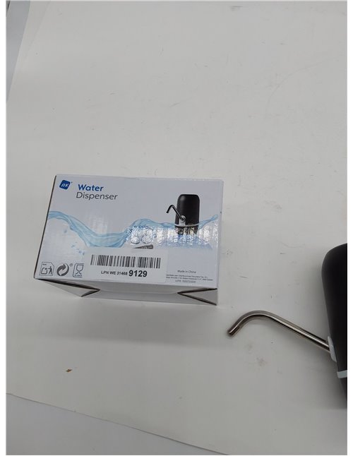 NK Dispensador de Agua - Dispensador Automático, Carga USB, Dosificador de Acero, sin BPA, Agua Fría, 1200mAh, Transportable, Ga