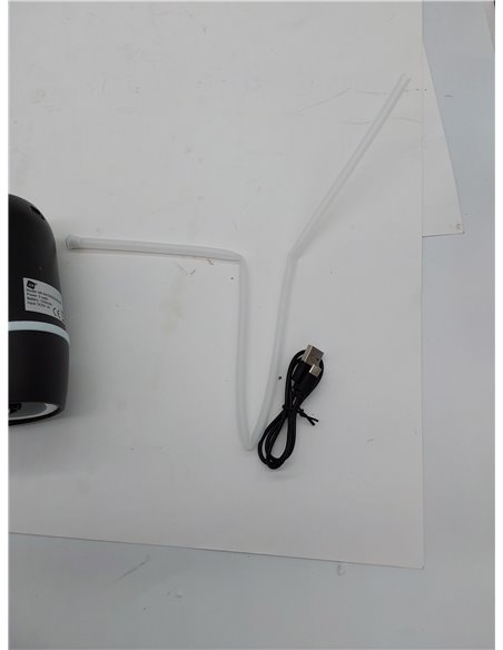 NK Dispensador de Agua - Dispensador Automático, Carga USB, Dosificador de Acero, sin BPA, Agua Fría, 1200mAh, Transportable, Ga