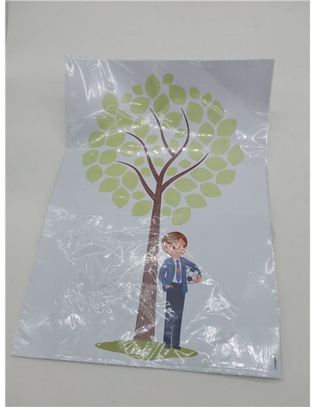 Mopec X651 LáPack de a firmas niño Comunión con pelota, 42 x 29.5 cm 