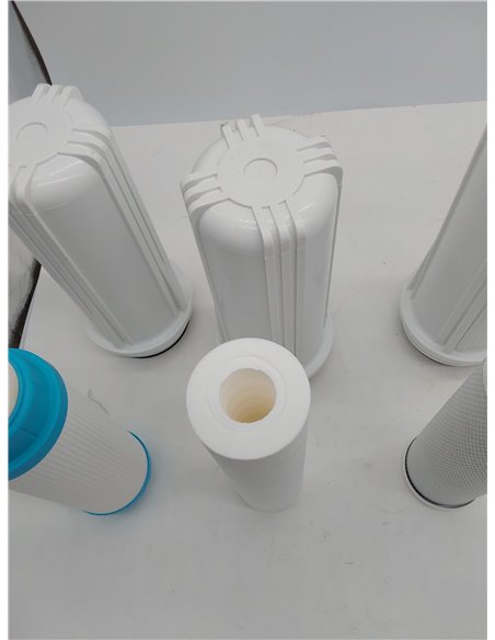 EUR-50 Equipo de Osmosis Inversa de 5 Etapas para uso doméstico. Incluye filtro, membrana y postfiltro. Obtenga agua de minerali