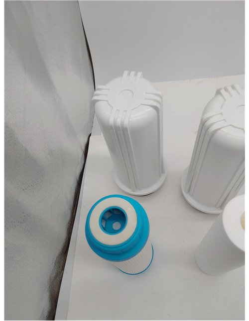 EUR-50 Equipo de Osmosis Inversa de 5 Etapas para uso doméstico. Incluye filtro, membrana y postfiltro. Obtenga agua de minerali