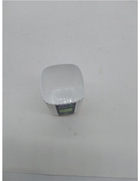 WENKO Vaso para el cepillo de dientes Rotello, portacepillos de plástico py base de bambú, para guardar utensilios, estructura a