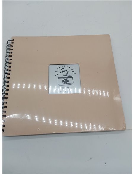 Hama Fine Art Álbum de fotos (50 páginas negras, 25 hojas, Espiral, Compartimento para insertar foto, Regalo de San Valentin), P