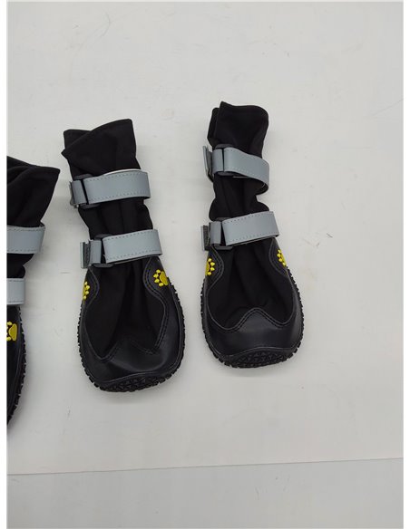 Zapatos Perro con Correas Reflectantes, Botas Perro de Alta a Prueba de Agua, Antideslizante Suela de Goma Perros Protector de l