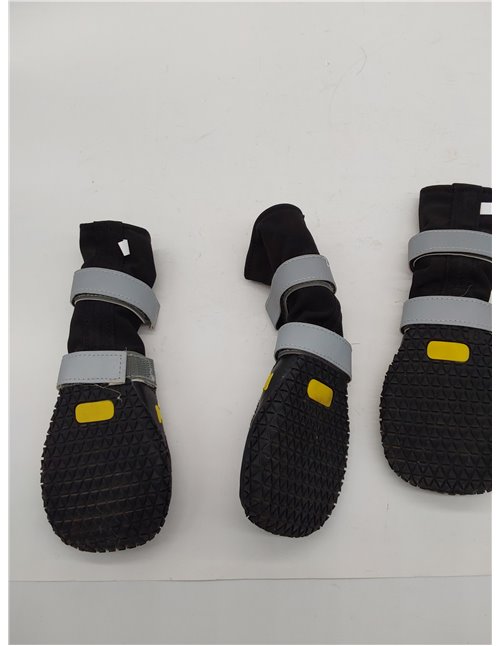 Zapatos Perro con Correas Reflectantes, Botas Perro de Alta a Prueba de Agua, Antideslizante Suela de Goma Perros Protector de l