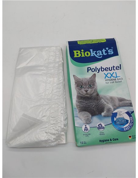 Biokat's bolsas XXL de polietileno - Para colocar en el arenero para gatos, para el cambio higiénico de la arena para gatos - 1 