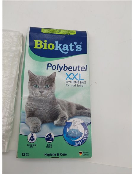 Biokat's bolsas XXL de polietileno - Para colocar en el arenero para gatos, para el cambio higiénico de la arena para gatos - 1 