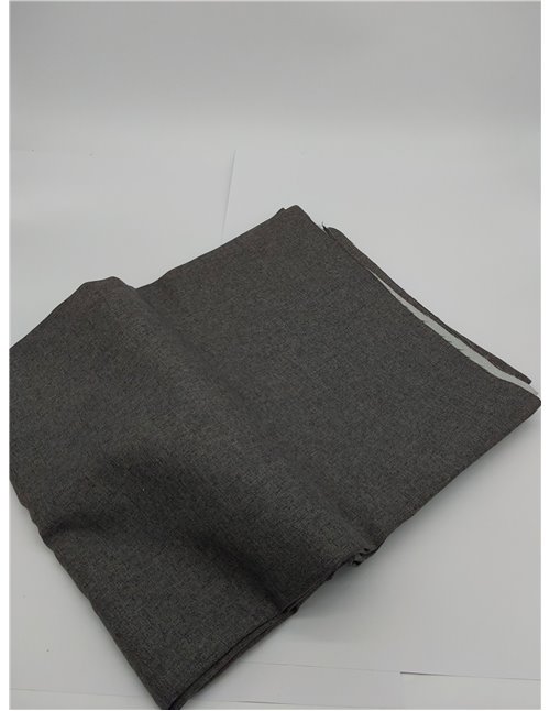 Tela para Tapizar Sillas 2x1,40 M. Telas para Sofas, Sillones, Cojines. Antidesgarro y Resistente. Loneta por Metros. (Gris Oscu