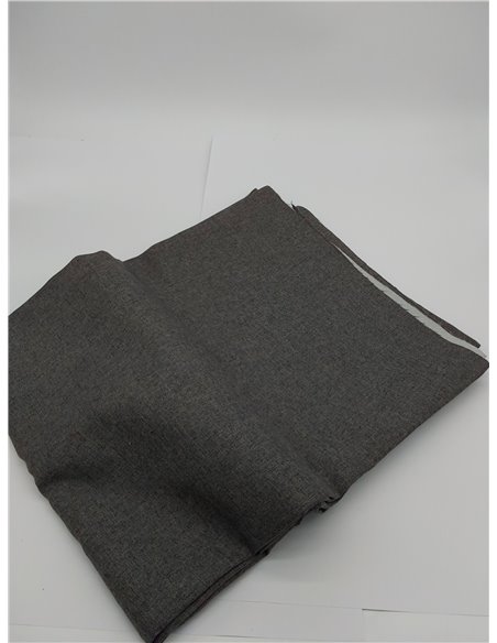 Tela para Tapizar Sillas 2x1,40 M. Telas para Sofas, Sillones, Cojines. Antidesgarro y Resistente. Loneta por Metros. (Gris Oscu