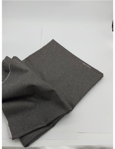 Tela para Tapizar Sillas 2x1,40 M. Telas para Sofas, Sillones, Cojines. Antidesgarro y Resistente. Loneta por Metros. (Gris Oscu