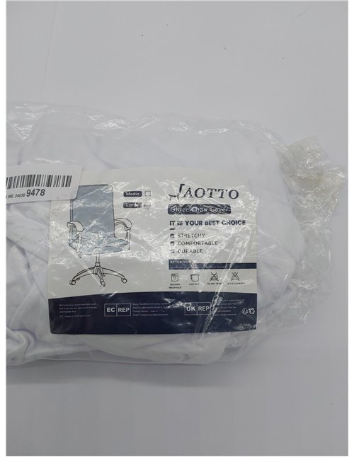 Jaotto Funda para Silla de Oficina elástica,Fundas para Silla giratoria de Oficina Universal,Lavable,extraíble,Funda para Silla 