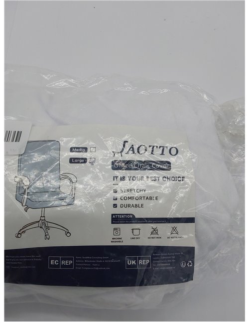 Jaotto Funda para Silla de Oficina elástica,Fundas para Silla giratoria de Oficina Universal,Lavable,extraíble,Funda para Silla 