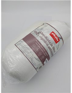 Pikolin Home - Almohada de Fibra Hipoalergénica - Funda Exterior de Algodón con Tratamiento Antiácaros - Firmeza Baja 2