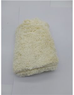 WohnDirect Alfombra Baño Crema 50 x 80 cm • Alfombrilla baño Antideslizante y Lavable • Cómoda Y Súper Absorbente 2