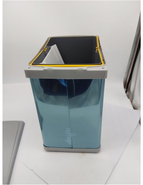 Menage Confort Cubo de Basura Giratorio 21L de Acero Inoxidable para Mueble de Cocina