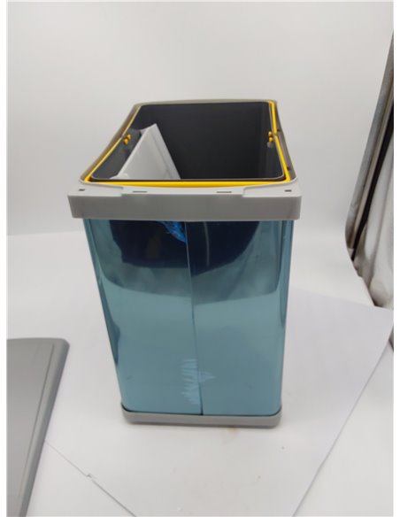 Menage Confort Cubo de Basura Giratorio 21L de Acero Inoxidable para Mueble de Cocina