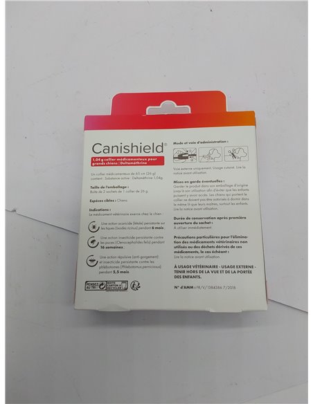 Canishield, 2 collares de 65 cm. Para prevencion y tratamiento